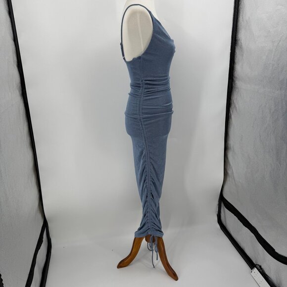 JLUXLABEL Womens Cowl Neck Ruched Maxi Dress - Picture 14 of 14